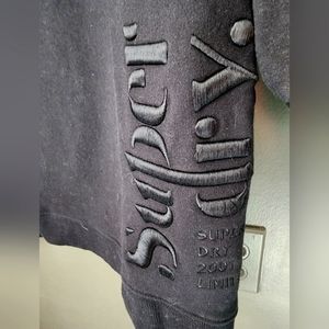 Superdry Sweatshirt Dress Size 10 Black